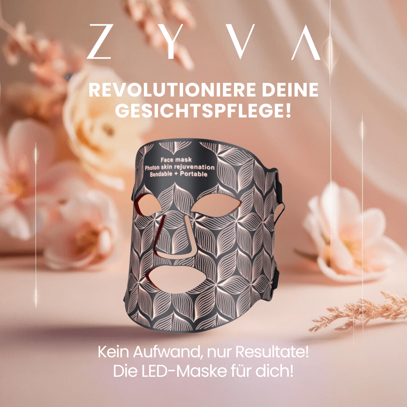 SkinLUX LED-Gesichtsmaske - Für strahlend glatte Haut