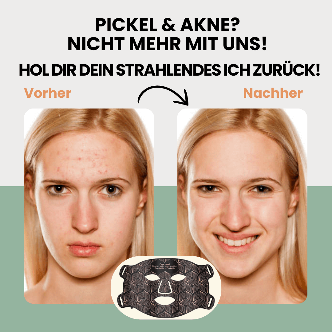 SkinLUX LED-Gesichtsmaske - Für strahlend glatte Haut